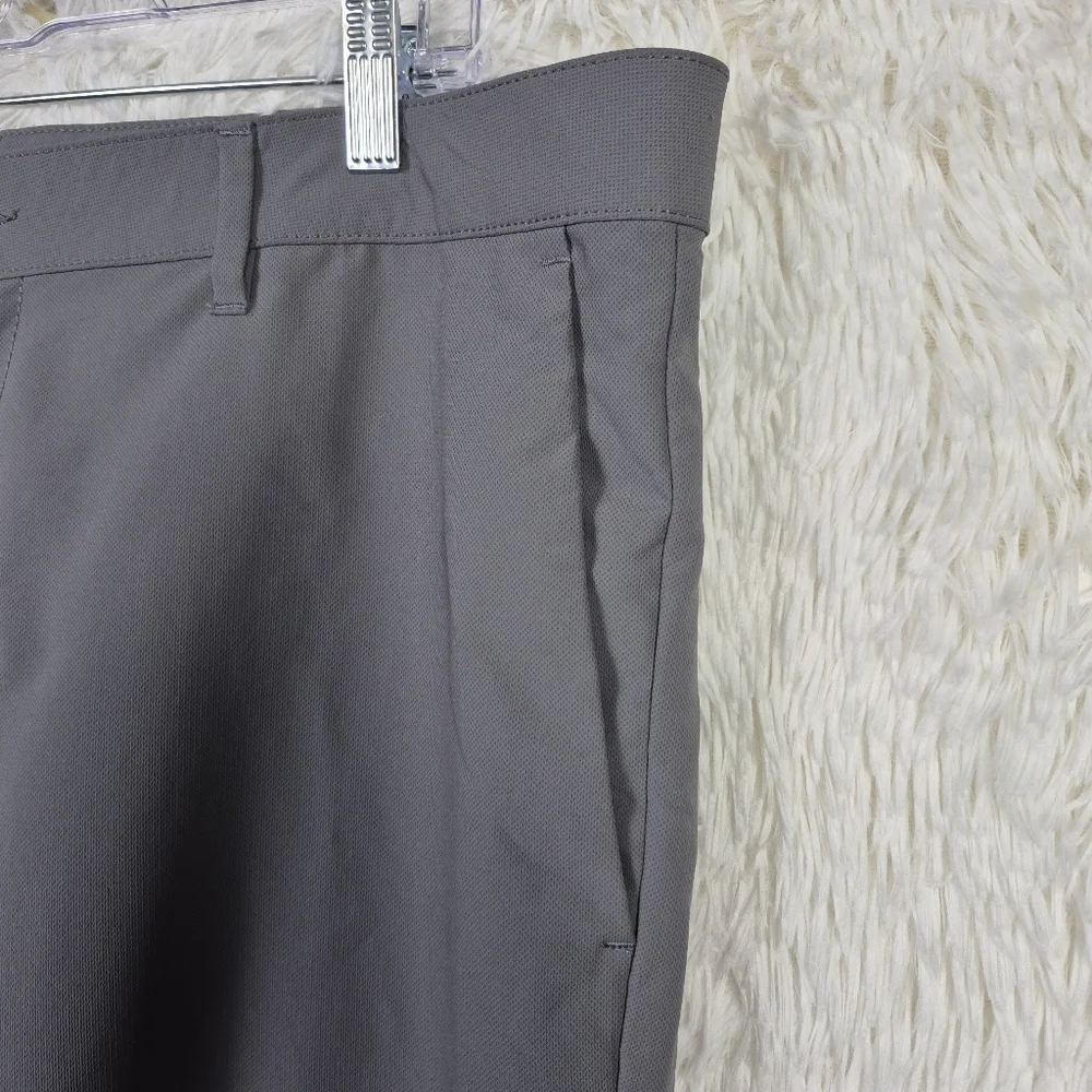 Banana Republic Mens Slim Straight Core Temp Chino Pants Gray 40x34‎ Casual